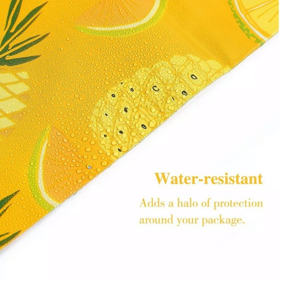 30pc 10x13 Pineapple Designer Poly Mailers - Picture 3 of 4